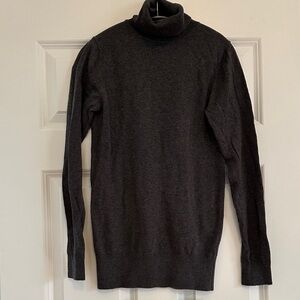 Boden Women’s Gray Wool/Cotton Turtleneck Sweater